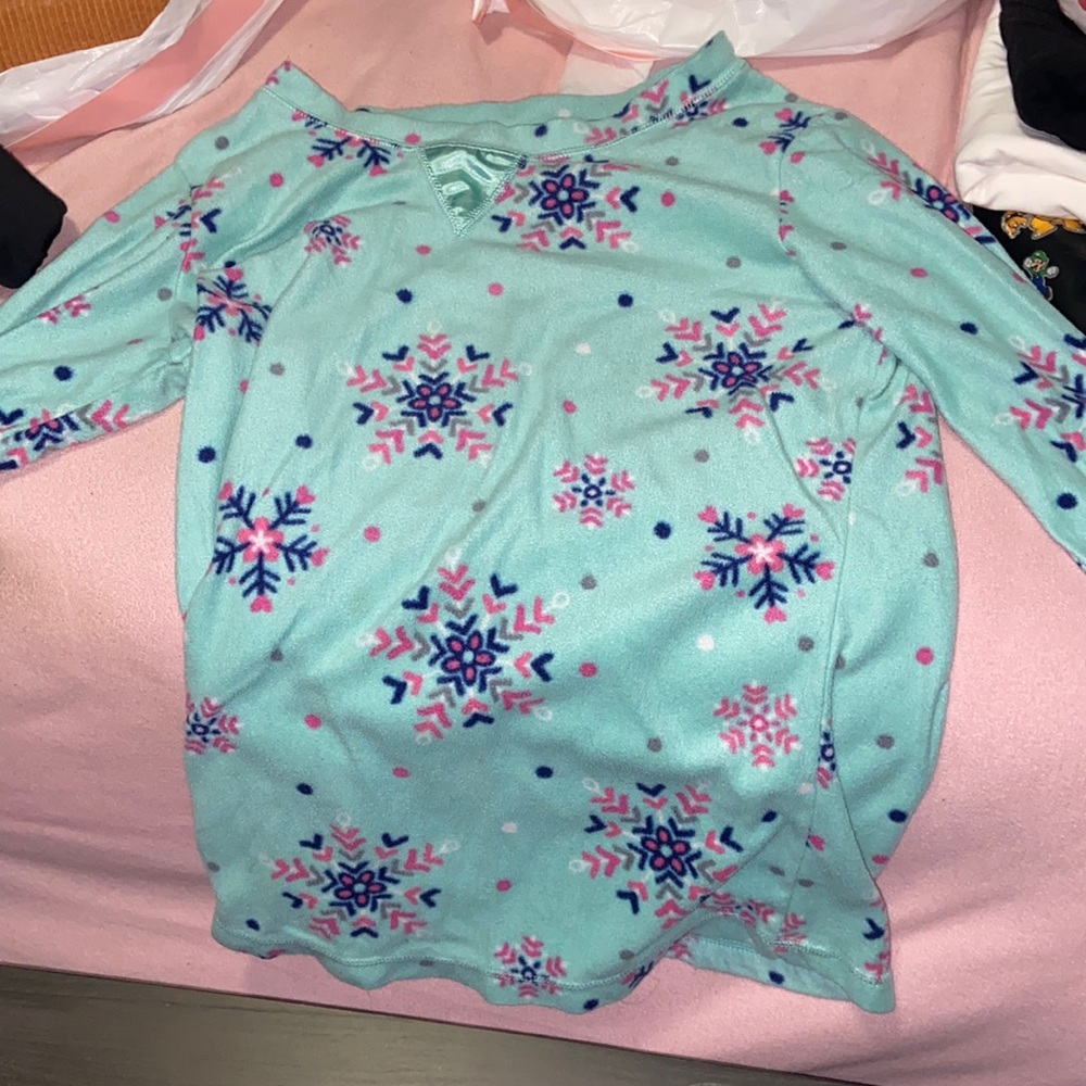 Warm pj top